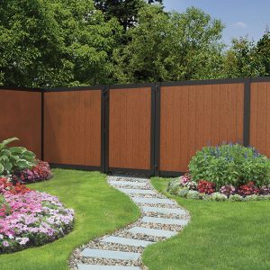 Mixed Material Fencing