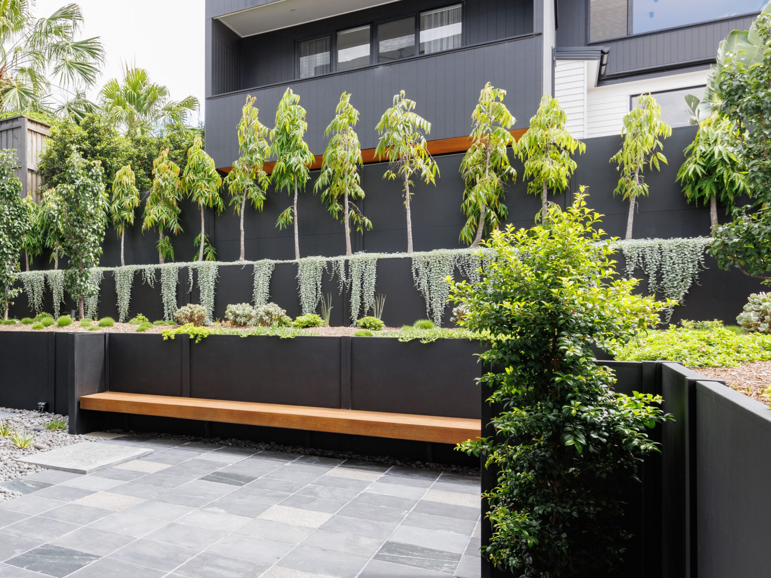 Retaining wall design ideas for sloping blocks Sydney