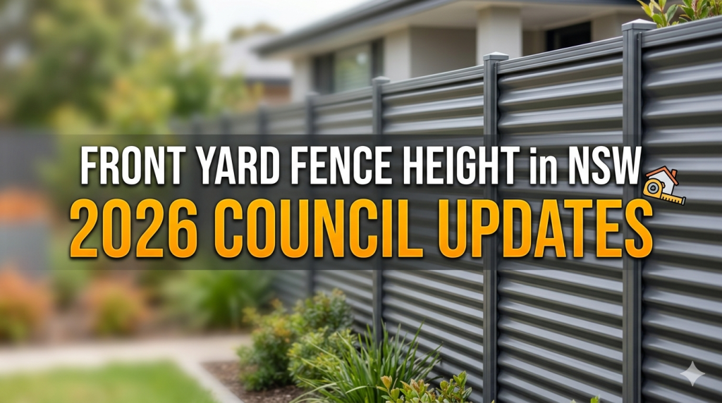 The Complete Guide to Front Yard Fence Height in NSW Rules(2026)