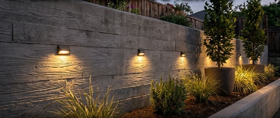 How to Make a Concrete Retaining Wall Look Good?