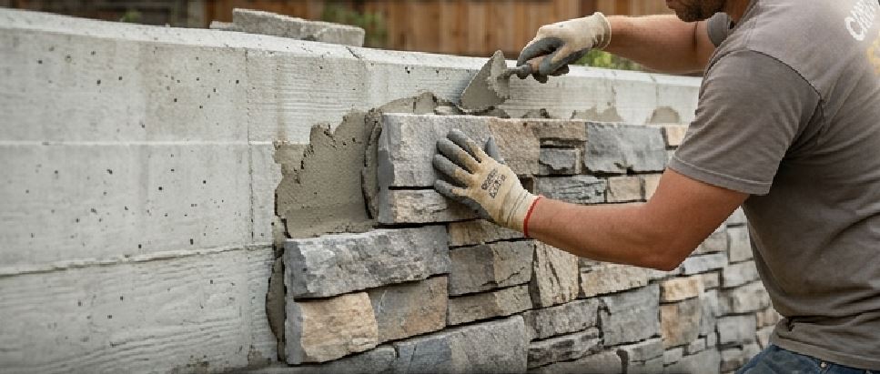 How to Make a Concrete Retaining Wall Look Good?
