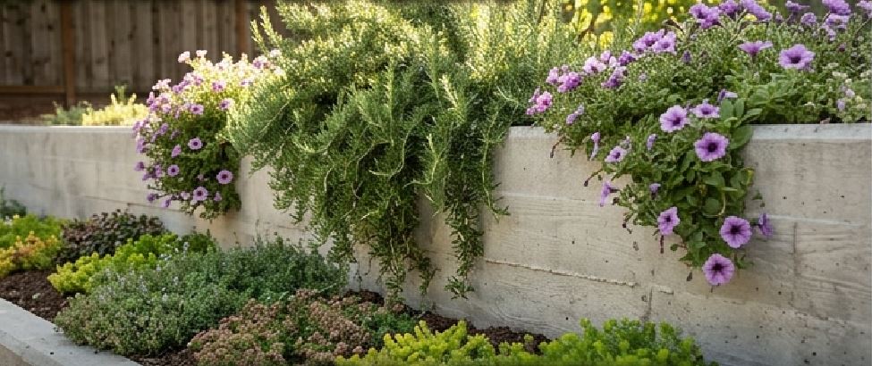 How to Make a Concrete Retaining Wall Look Good?