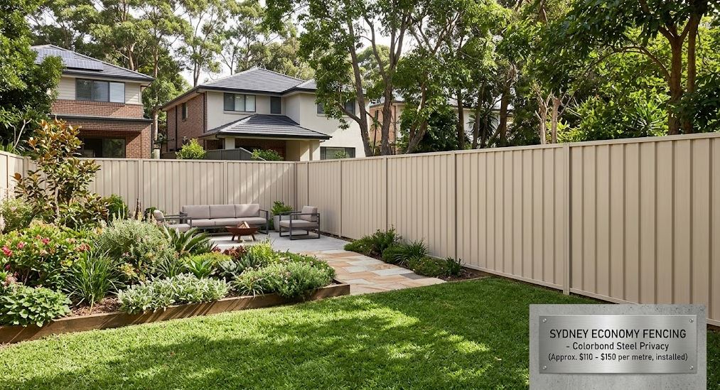 What is the least expensive privacy fence to install in Sydney? 1 least expensive privacy fence to install in Sydney